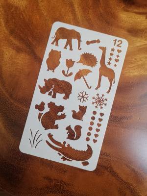 Креативные трафареты с изображением животных для рукоделия, альбом для скрапбукинга, декоративная картина с тиснением, Декор для дома