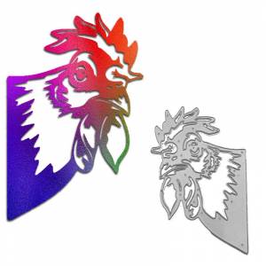 Большой петух животных дизайн стиль металлический трафарет DIY Скрапбукинг тиснение трафарет бумага ремесло шаблон альбома