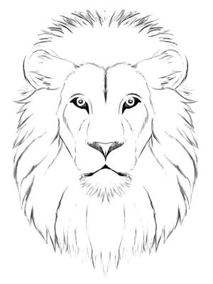 Трафареты Льва