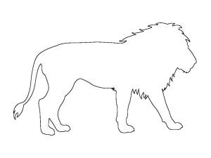 Трафареты Льва