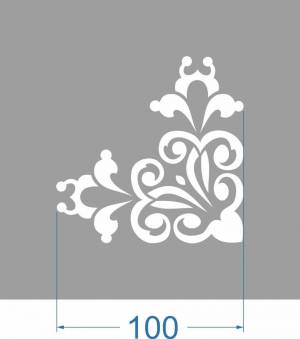 Трафарет Орнамент Уголок 16