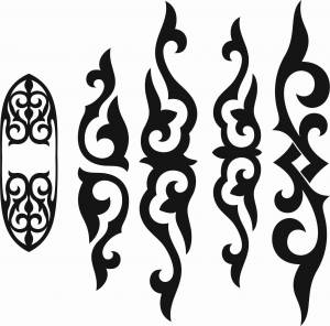 Трафареты узоров и орнаментов