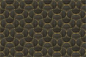 Абстрактный золотой роскошный орнамент бесшовный узор геометрический шаблон фона дизайн иллюстрации