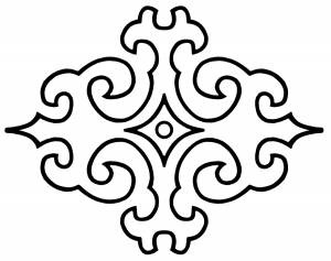 DataLife Engine > Версия для печати > Раскраска казахский орнамент