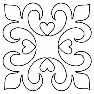 Раскраска казахский орнамент