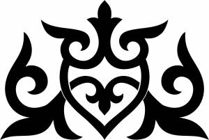 Казахские орнаменты и узоры шаблоны