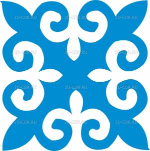 Векторный клипарт Казахский орнамент