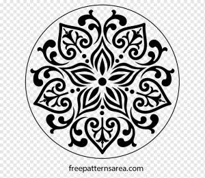 Орнамент Арт Трафарет, растительный орнамент, шаблон, белый, лист png