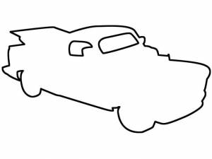 Раскраски шаблон машины трафареты машины для детей