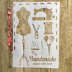 Трафареты для швейной машины  29*21 см, трафареты «сделай сам», настенная живопись, раскраска для скрапбукинга, шаблон для рельефная декоративная альбомная Бумага карт