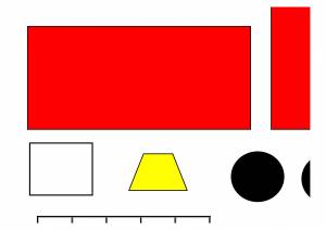 Шаблоны пожарной машины для вырезания из бумаги