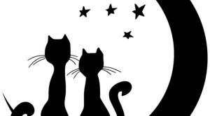 Трафареты кошка сложная узоры