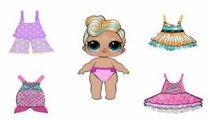 Бумажные куклы лол, шаблоны, для вырезания, , с одеждой, бумажный дом