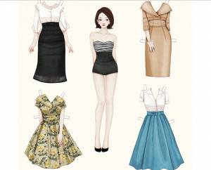 Как сделать бумажную куклу своими руками