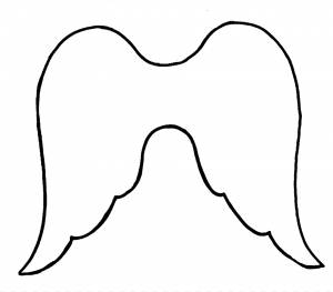 Wing Angel Paper, Простой ангел с, любовь, шаблон, угол png