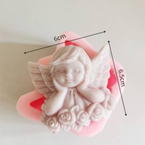 3D ангел сконовые формы для мыла, свечей, ароматерапии, торта, сделай сам, бетонная форма