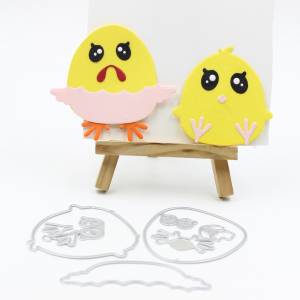 KSCRAFT милые трафареты для резки курицы, трафареты для скрапбукинга
