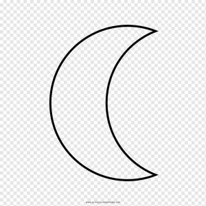 Рисунок Line art Раскраска Луна, луна, угол, белый, текст png