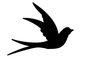Трафареты и шаблоны Ласточек