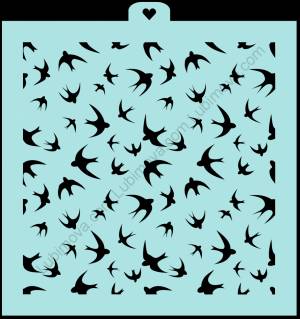 Трафарет «Ласточки» 