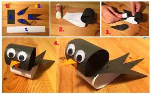 Шаблоны ласточки для вырезания из бумаги