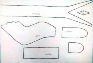 Шаблоны ласточки для вырезания из бумаги