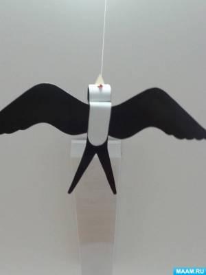 Мастер-класс «Объемная поделка «Ласточка»