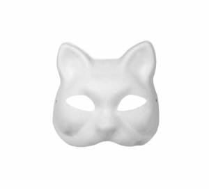 Фигурка папье-маше Rayher Маска Кошка с эластичной завязкой 18х17 см RA-7156000