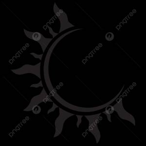 стзованная луна и солнце PNG , луна, солнце, украшать PNG картинки и пнг рисунок для й загрузки