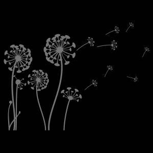 Трафарет Необычные одуванчики