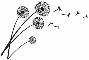 Трафарет Виниловый ОДУВАНЧИКИ