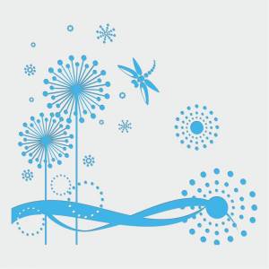 Трафарет Нео Одуванчики