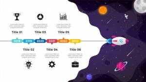 Вселенная фон вектор запуска инфографика запуск ракеты в космос шаблон презентации