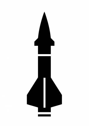 Трафареты Ракета