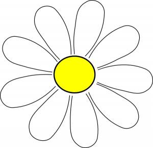 Трафареты ромашек для вырезания из бумаги a 4