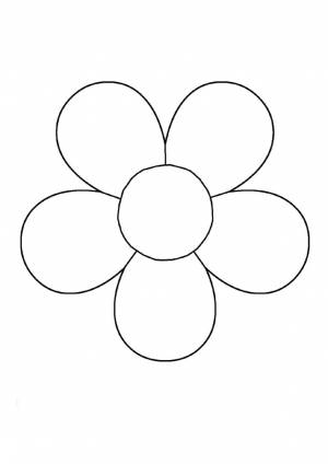 Трафареты лепестков Ромашки для вырезания