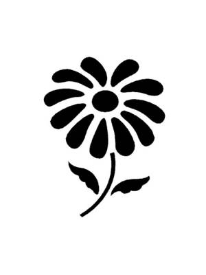 Трафареты Ромашки