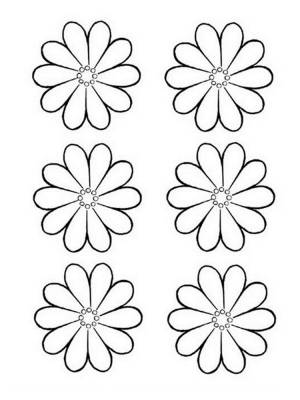 Трафареты Ромашки