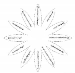 Лепесток Ромашки Шаблон