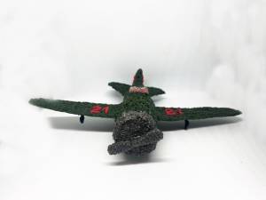 Трафарет САМОЛЁТ И-16 для 3D ручки