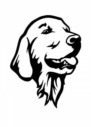 Трафареты и силуэты собак