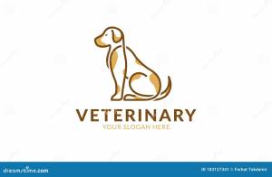 Шаблон логотипа собаки иллюстрация вектора