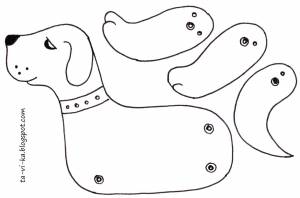 Как сделать игрушку-дергунчик Бегущая собака