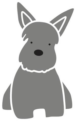 Трафарет Собаки, шаблон собаки для вырезания