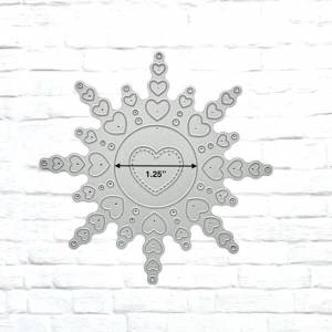 Сердце Солнце металлический трафарет трафареты лента DIY Скрапбукинг высечки поздравительная открытка Декор тиснение папка вырезать