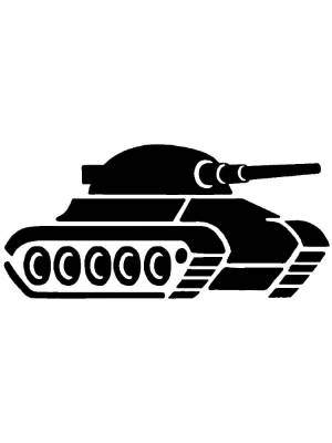 Трафареты Танк