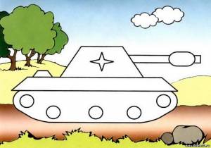 АППЛИКАЦИЯ ТАНК