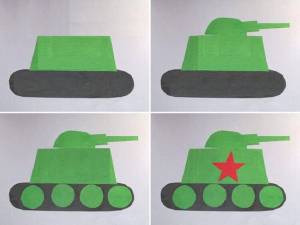 Поделка танк своими руками