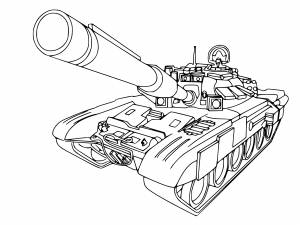 Трафареты танк с флагом