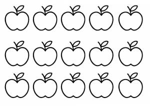 Трафареты Яблоко